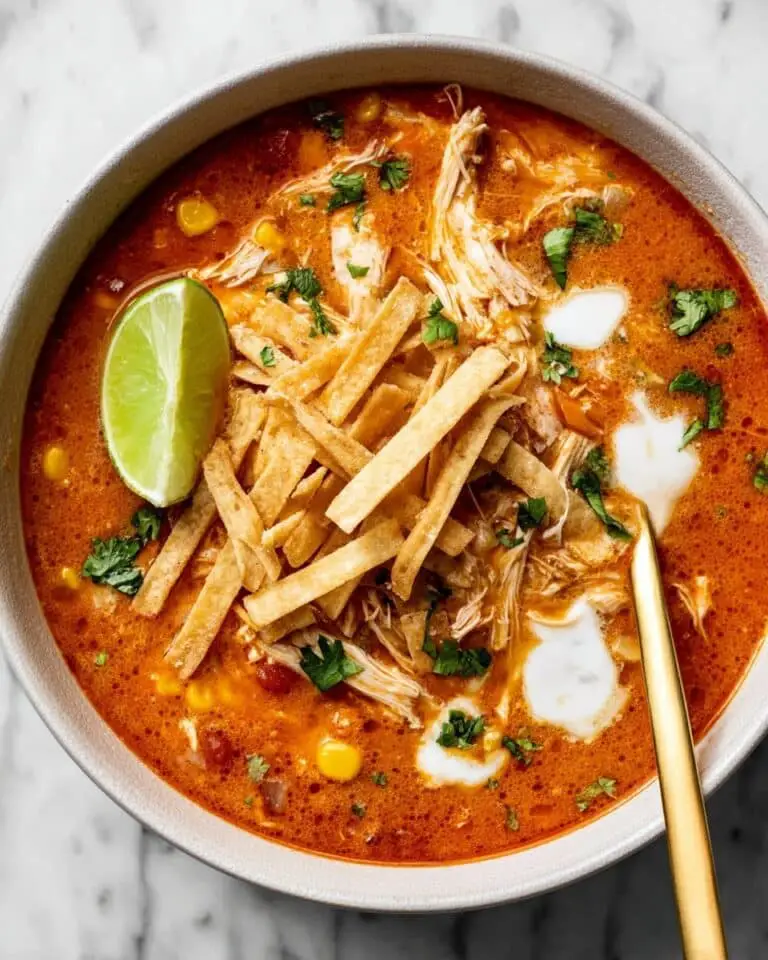 Easy Chicken Tortilla Soup Recipe