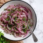 Sumac Onions with Lemon and Pomegranate Molasses Recipe