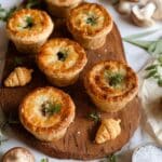 Mini Wild Mushroom and Goat Cheese Pies Recipe