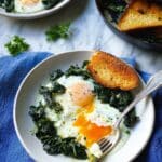 Creamy Spinach and Eggs Recipe