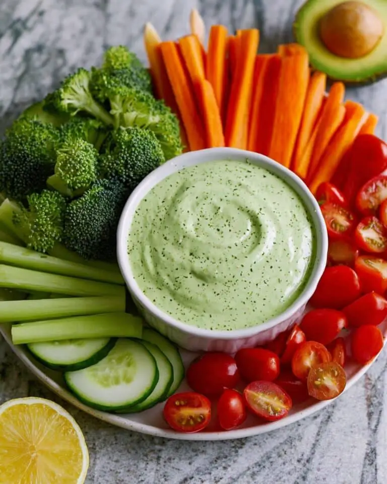Healthy Green Goddess Dressing and Dip Recipe