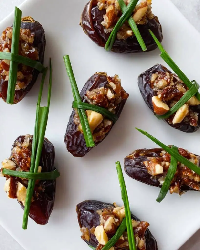 Savory Stuffed Dates with Pecans and Sage Recipe