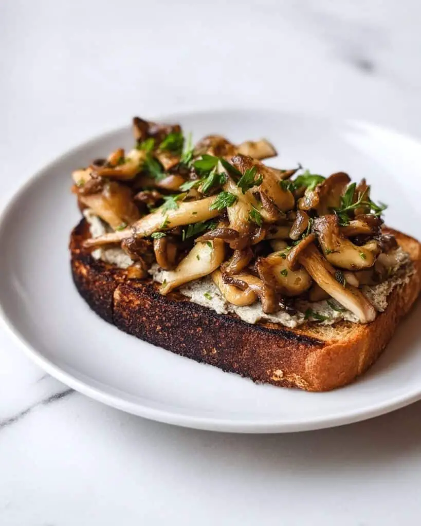 Mushroom Toast with Mushroom Pâté Recipe