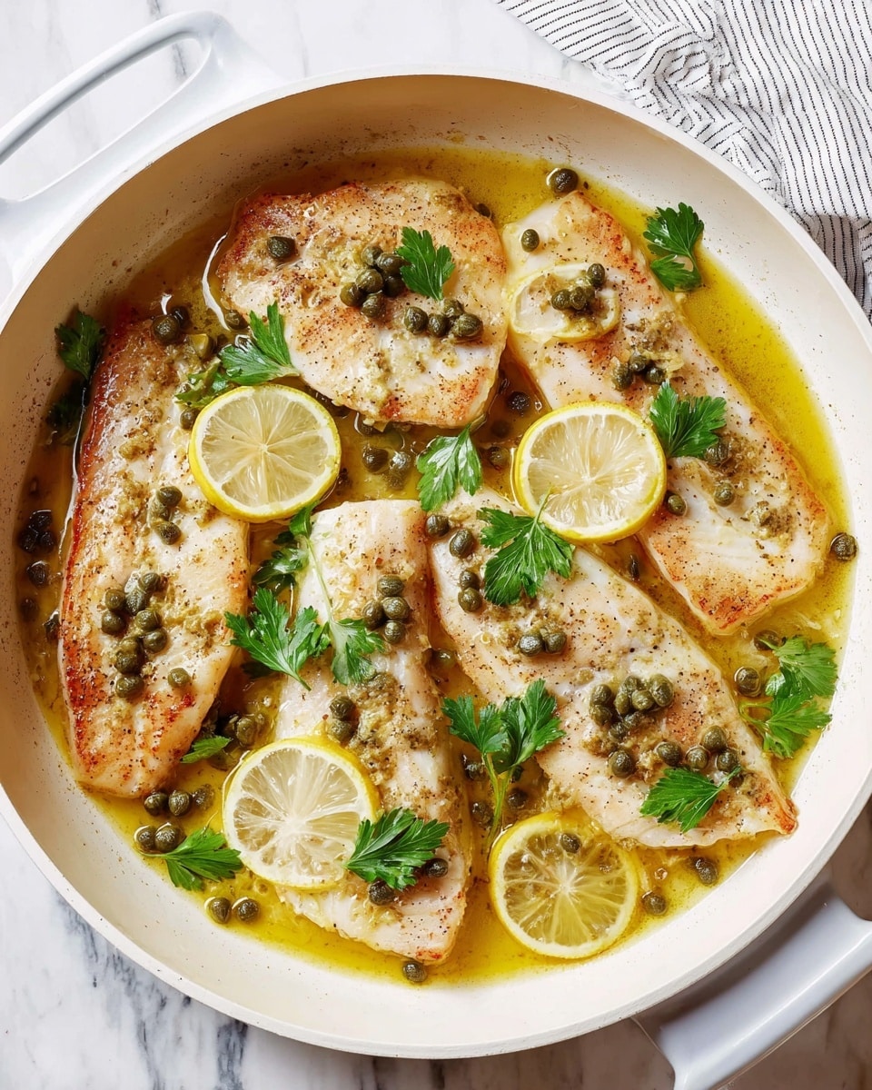 Lemon Caper Cod: Bright, Delicious Seafood Dish