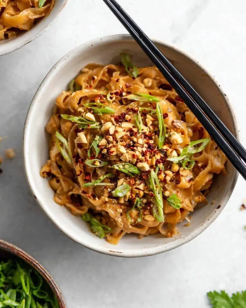 Spicy Peanut Butter Noodles Recipe