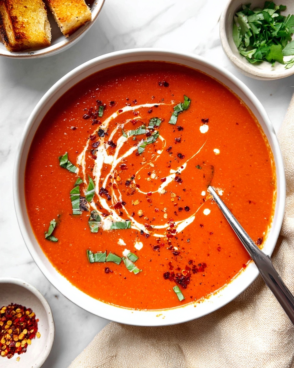 The image shows two white pots on a white marbled surface, each filled with different ingredients. The pot on the left contains a single layer of chopped onions, creamy off-white in color, with a soft texture, filling the pot evenly. The pot on the right is filled with a smooth tomato sauce that has a rich, deep red color with swirls of lighter red and hints of orange, giving it a slightly silky texture. Both pots are round with a black rim, and the colors contrast clearly against the white marbled background. photo taken with an iphone --ar 4:5 --v 7