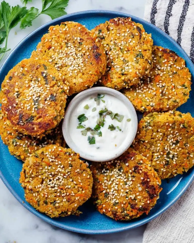 Delicious Chickpea Fritters with Parmesan and Fresh Herbs Recipe
