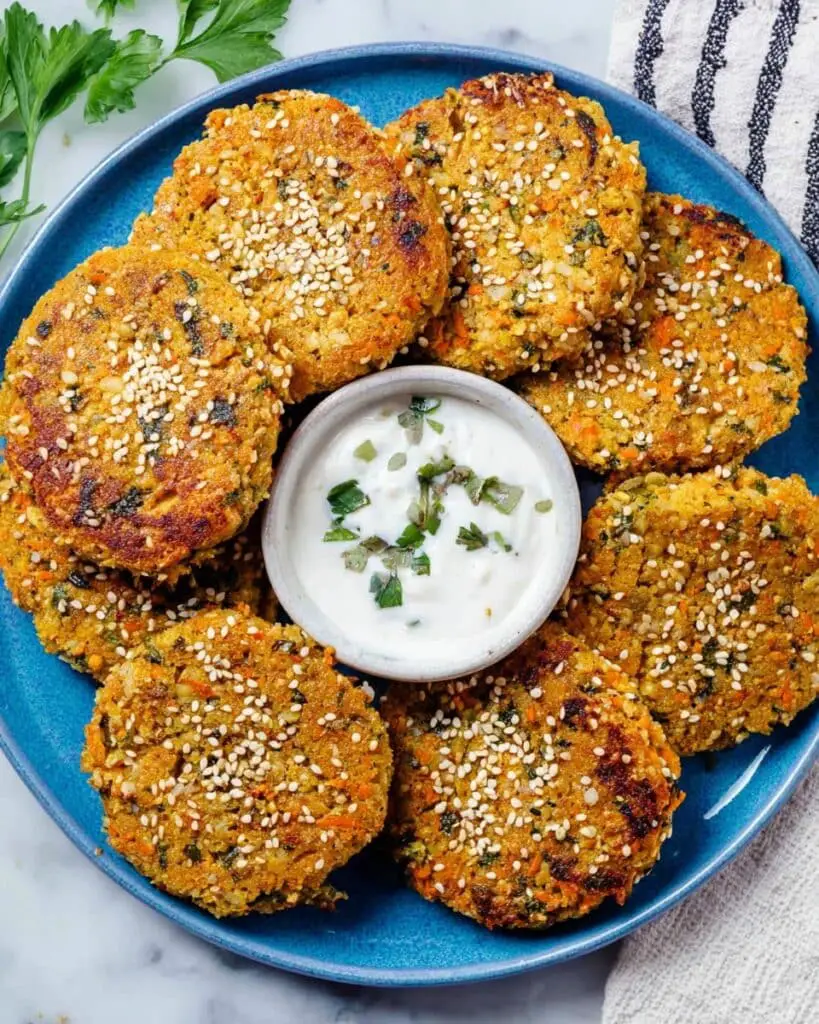 Delicious Chickpea Fritters with Parmesan and Fresh Herbs Recipe
