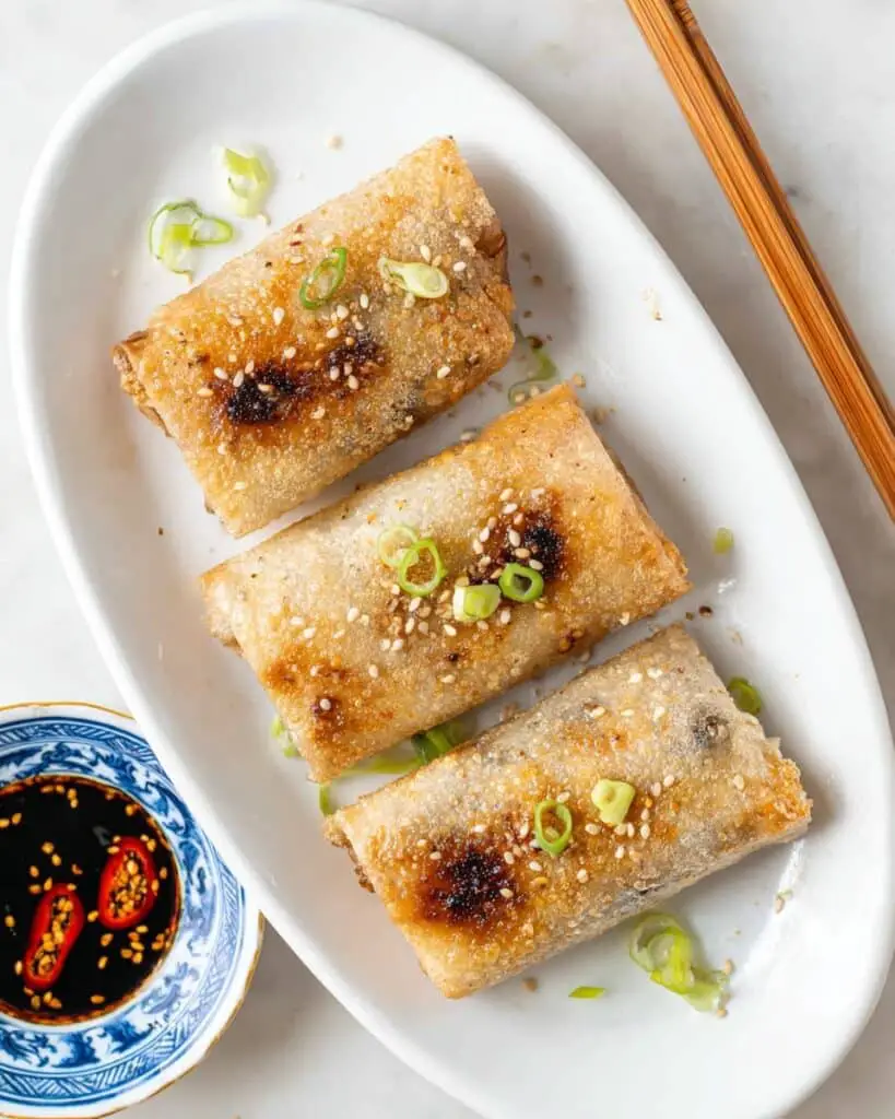 Rice Paper Dumplings with Tofu and Vegetables Recipe