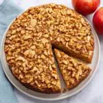 Healthy Apple Cake with Cinnamon and Walnuts Recipe