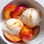 Sweet and Juicy Caramelized Peach Dessert Recipe