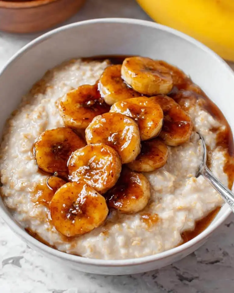 Caramelized Banana Oatmeal Recipe