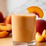 Creamy Nectarine Smoothie with Coconut Water and Cinnamon Recipe