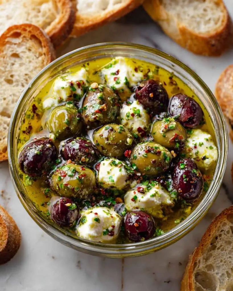 Marinated Olives and Feta Recipe