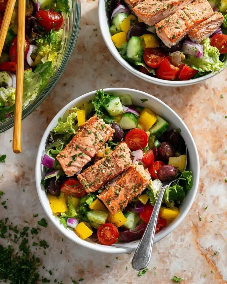 Mediterranean Salmon Salad Recipe