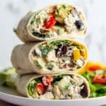 Mediterranean Veggie Wrap Recipe