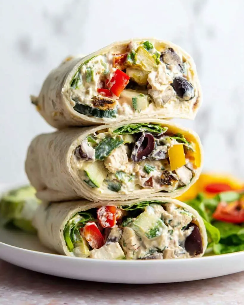 Mediterranean Veggie Wrap Recipe