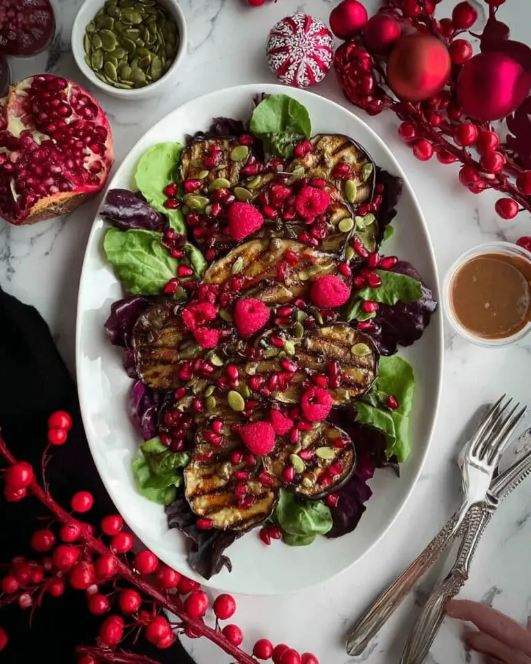 Tamarind Roasted Baby Eggplant Salad Recipe