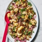 Roasted Cauliflower Salad with Dried Cherries, Pine Nuts, and Citrus Recipe