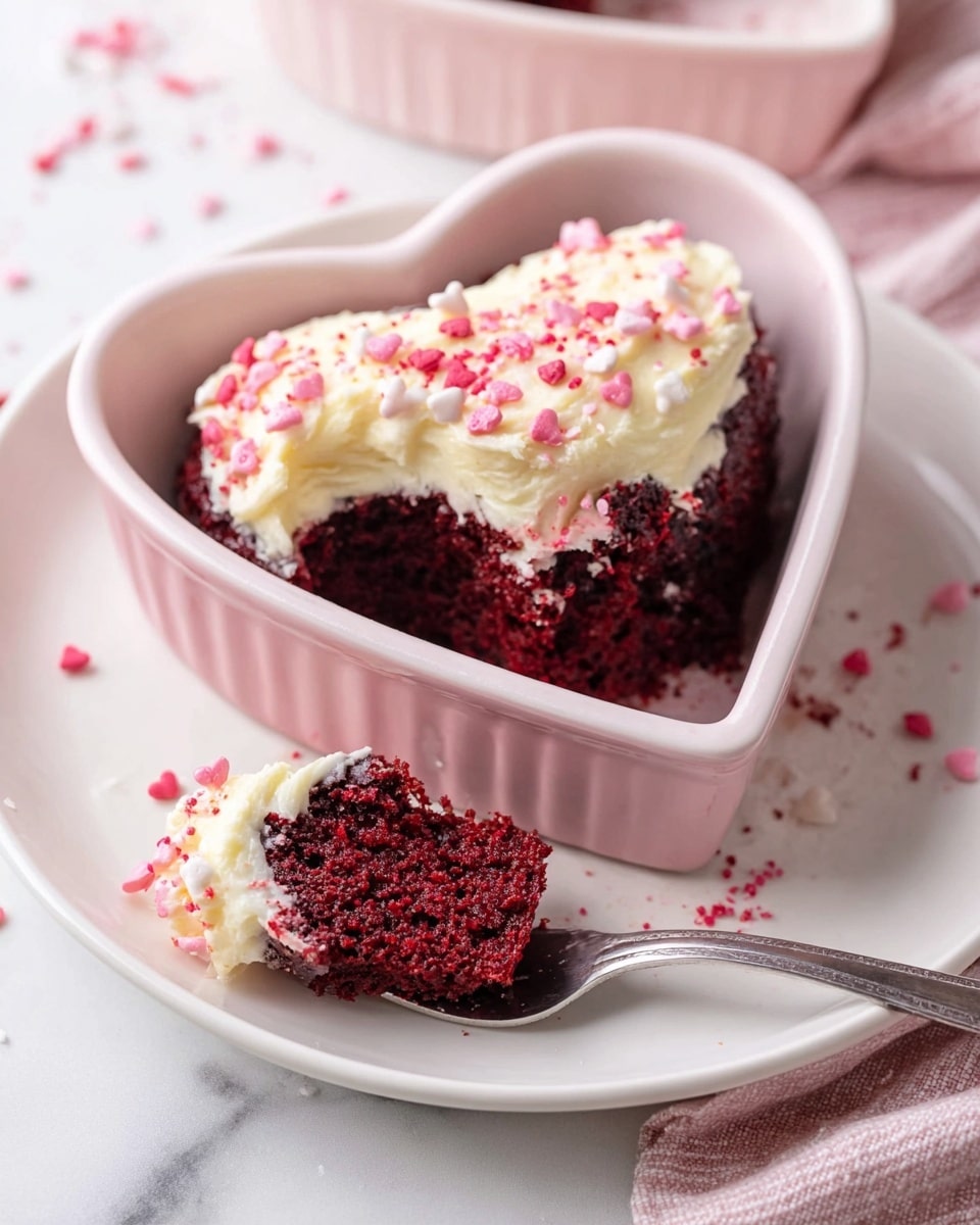Red Velvet Mug Cake with Cream Cheese Frosting Recipe