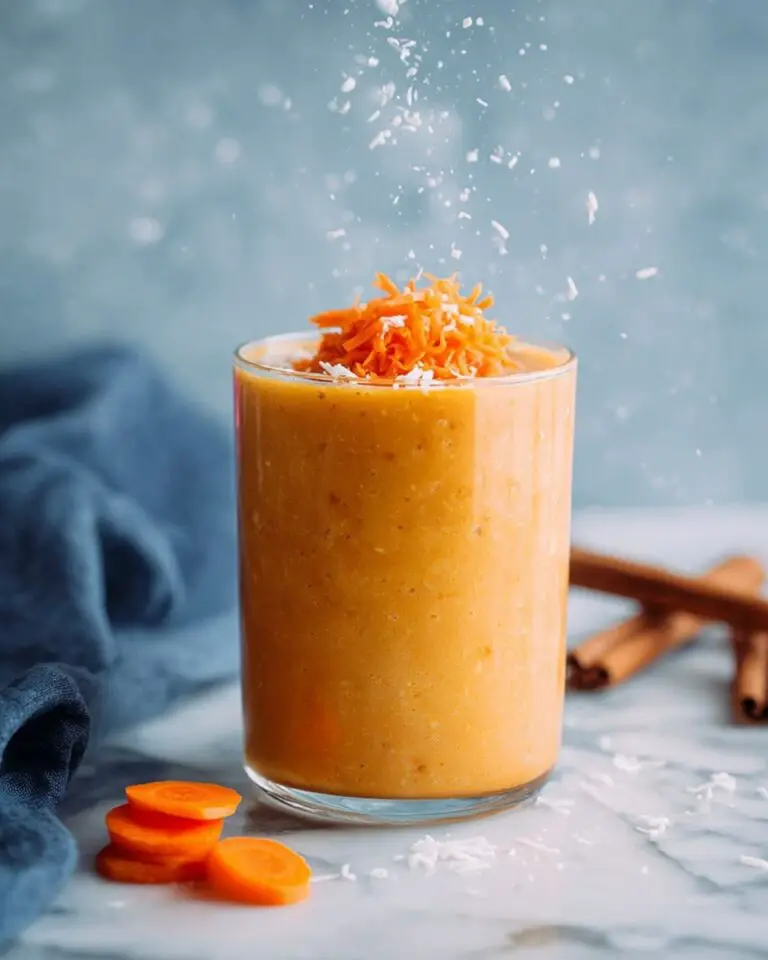 Creamy Carrot Cake Smoothie Recipe