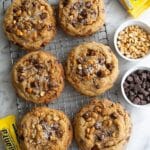 Giant Bakery-Style Butterfinger Cookies Recipe