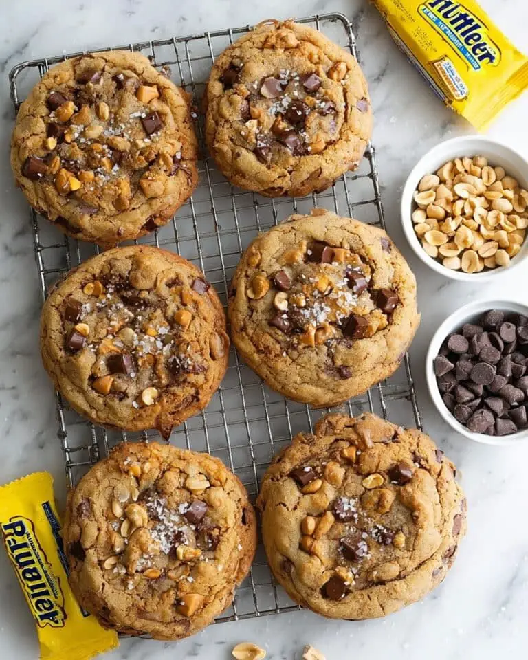 Giant Bakery-Style Butterfinger Cookies Recipe