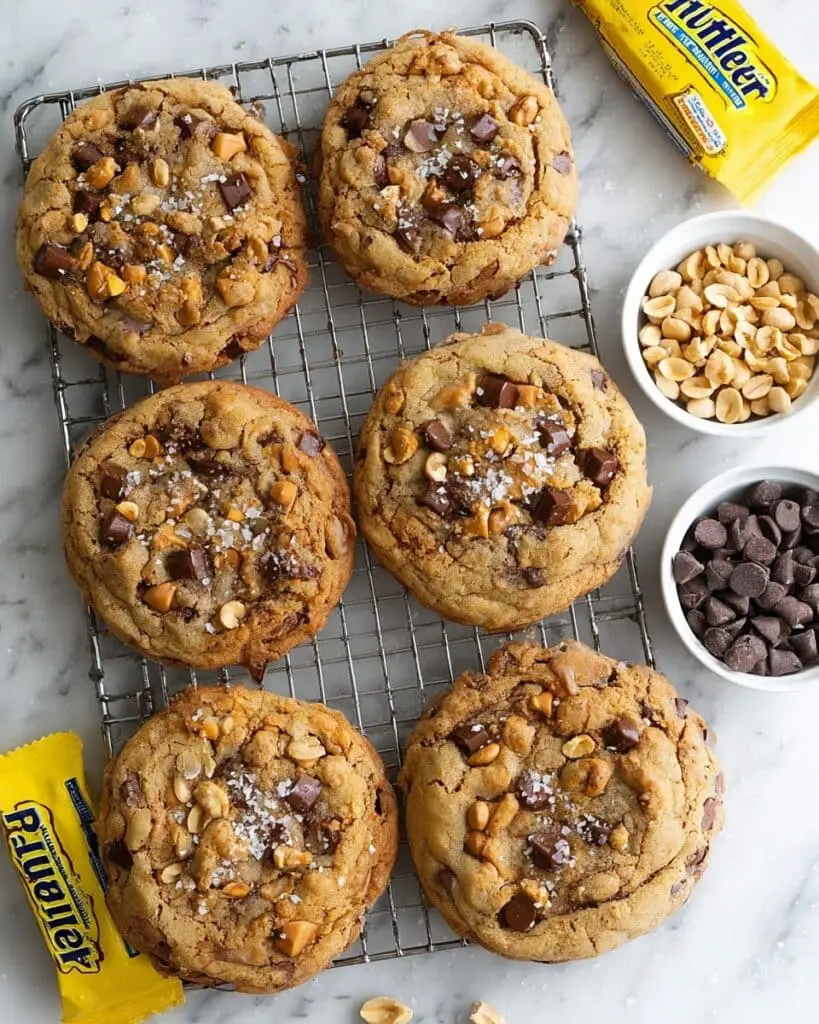 Giant Bakery-Style Butterfinger Cookies Recipe