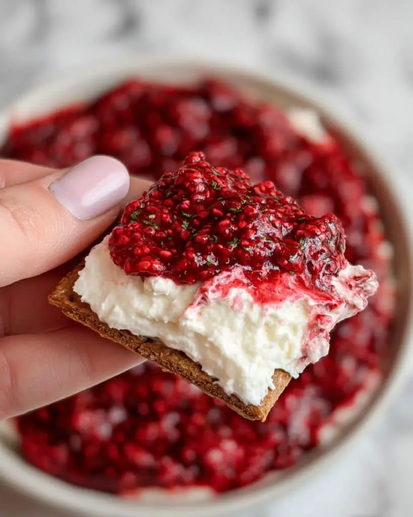 Cranberry Jalapeño Cream Cheese Dip Recipe