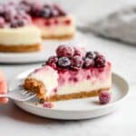 No-Bake Cranberry Cheesecake Recipe
