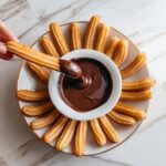 Cinnamon Churros with Coffee Chocolate Sauce Recipe