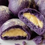 Ube Pandesal with Custard Filling Recipe