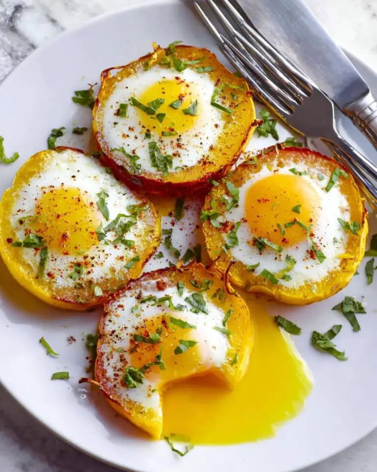 Delicata Squash Egg-in-a-Hole Recipe