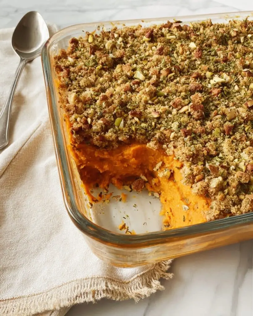 Savory Vegan Sweet Potato Casserole (Gluten Free) Recipe