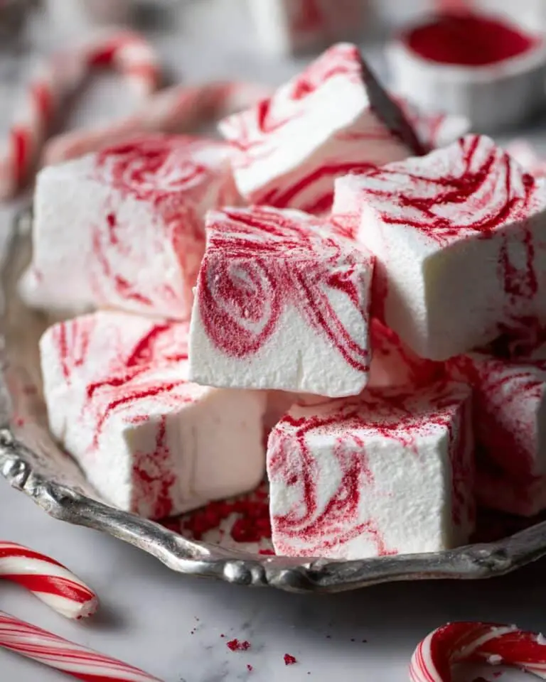 Candy Cane Marshmallows Recipe
