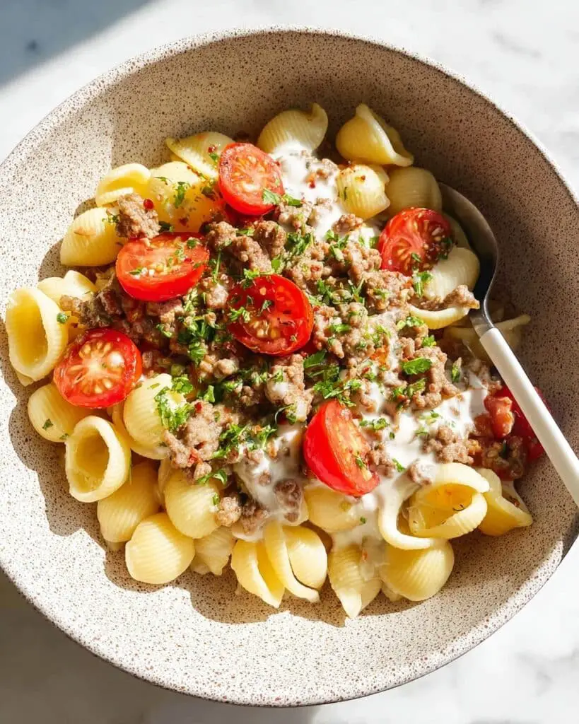 Viral Feta Fried Eggs with Ground Beef, Yogurt, and Butter Sauces Recipe