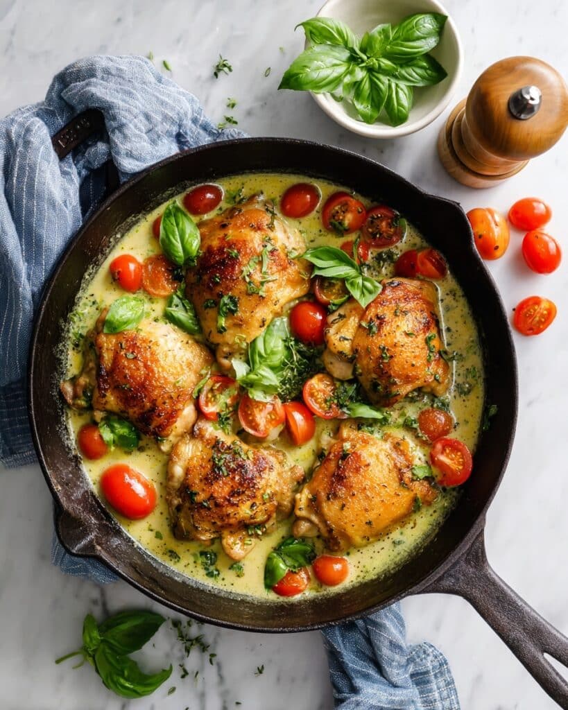 Creamy Pesto Chicken Recipe