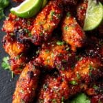 Sweet and Spicy Honey Garlic Chicken Wings Recipe