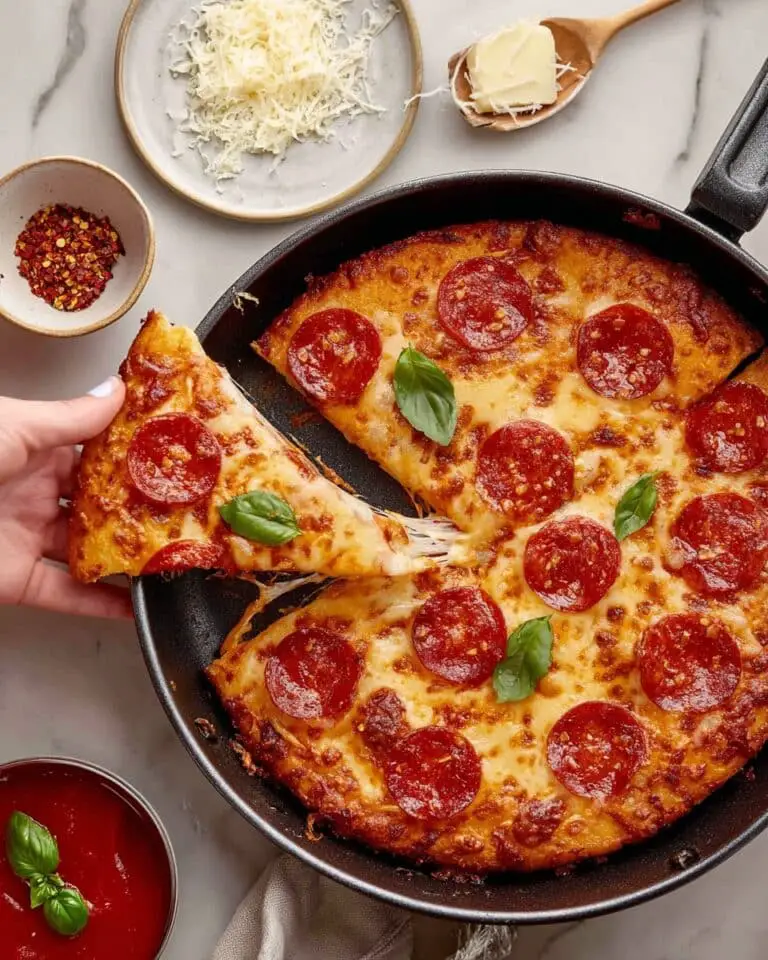 Cast Iron Pan Pizza Recipe