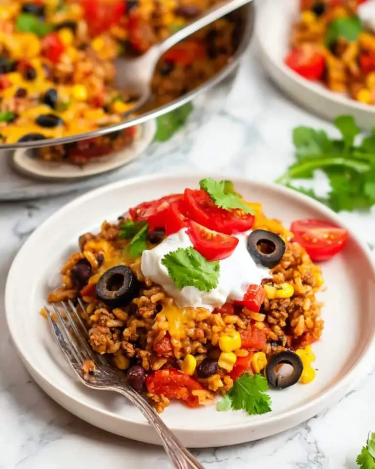 Mexican Beef Rice Skillet (Quick and Easy) Recipe