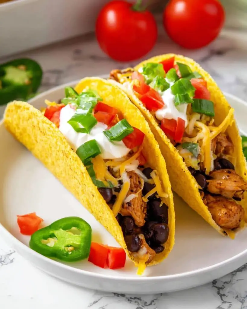 Easy and Crispy Baked Chicken Tacos (Quick Rotisserie Option!) Recipe