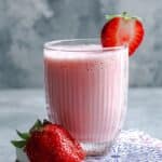 Creamy Strawberry Lassi with Cardamom Recipe