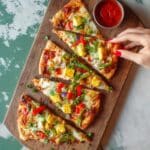 Schezwan Paneer Pizza Recipe