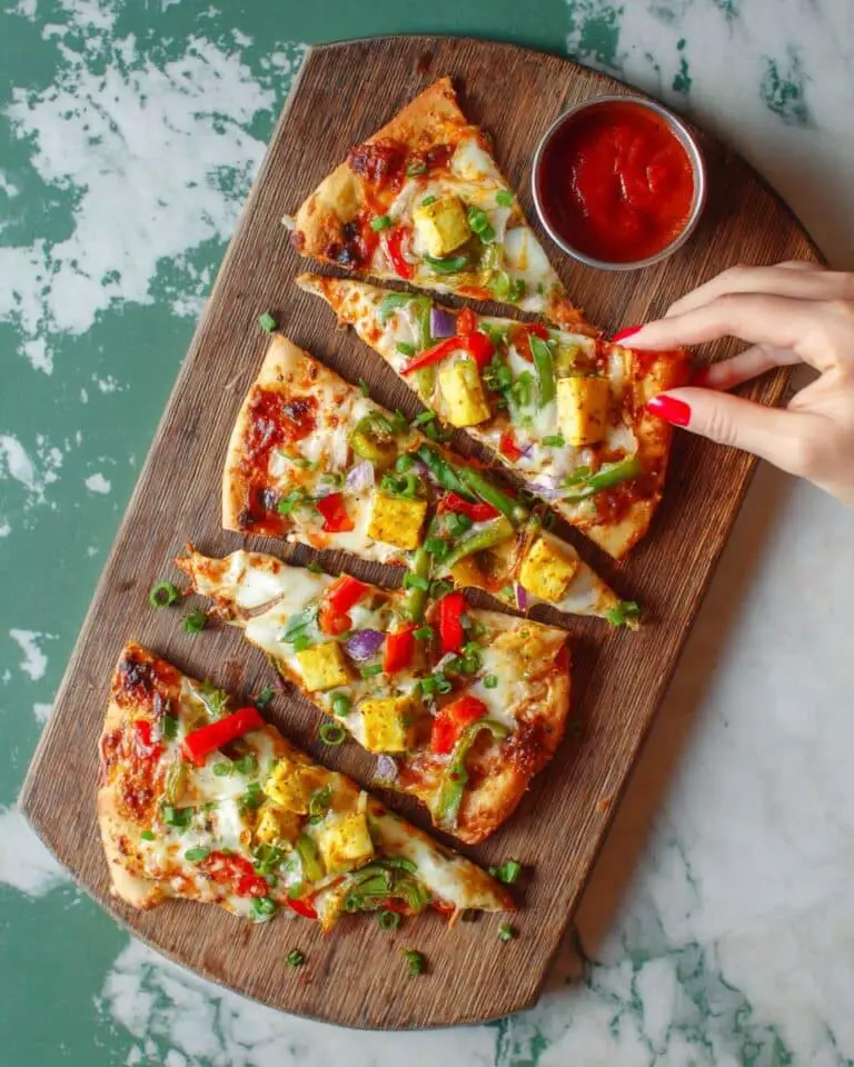 Schezwan Paneer Pizza Recipe