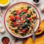 Garlicky Cherry Tomato Pasta with White Beans Recipe