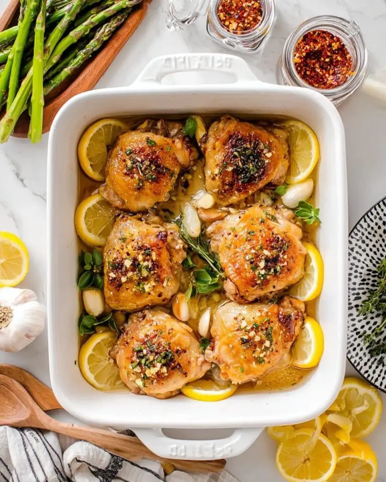 Greek Lemon Chicken Thighs Recipe