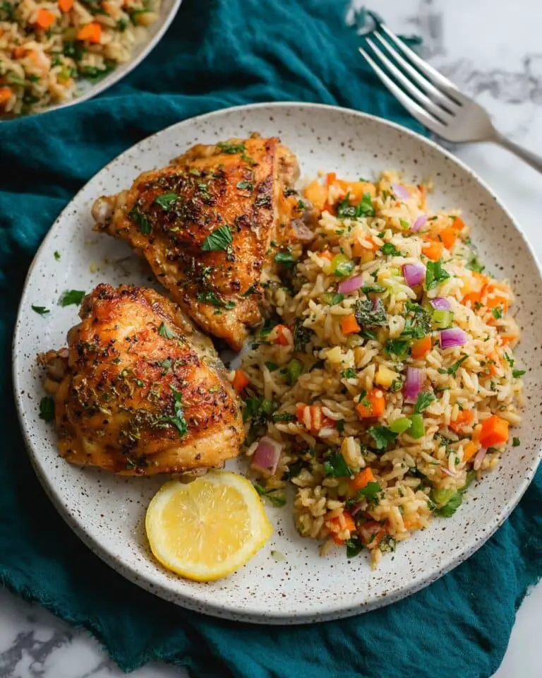 Baked Chicken and Rice One Pot Recipe
