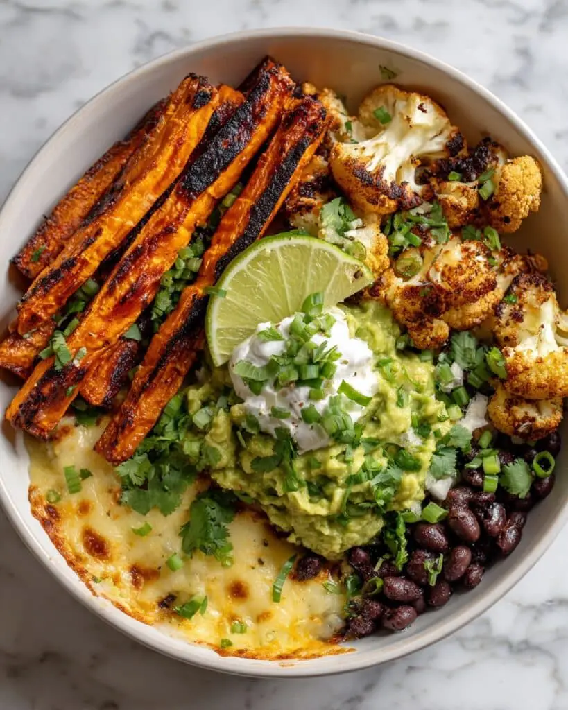 Sweet Potato and Black Bean Nachos with Green Chile Salsa Recipe