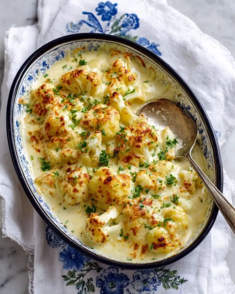 Creamy Cauliflower Cheese Recipe