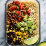 Chicken Taco Meal Prep Bowl Recipe